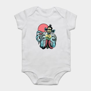 Jack Burton Fu Manchu Baby Bodysuit